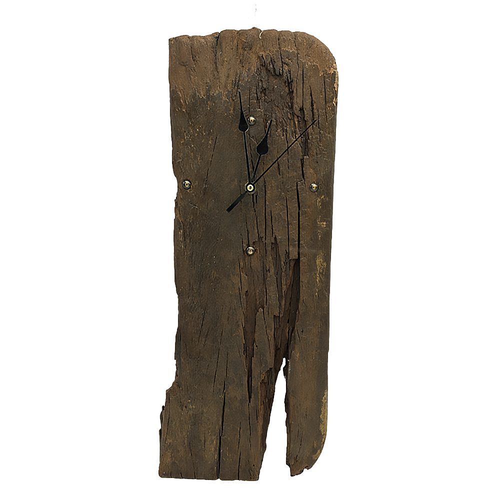 Orologio in legno riciclato "Timeless"