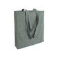 Shopper con soffietto in cotone riciclato