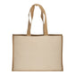 Shopper in cotton and jute 