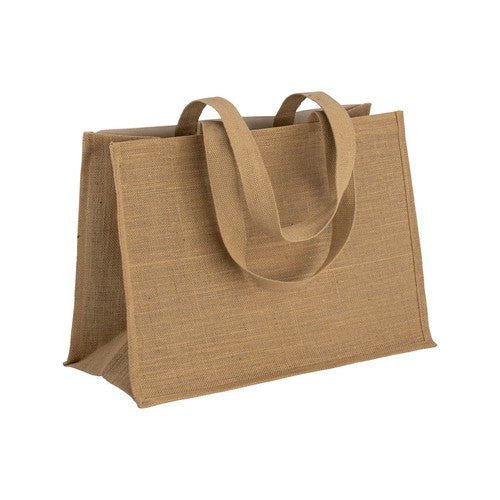 Shopper in cotton and jute 