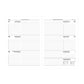 Agenda settimanale 2023 in cartoncino "craft" con copertina morbida 14 X 9 CM