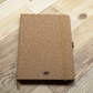Cork notebook and recycled paper