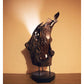 Design lamp in recycled wood